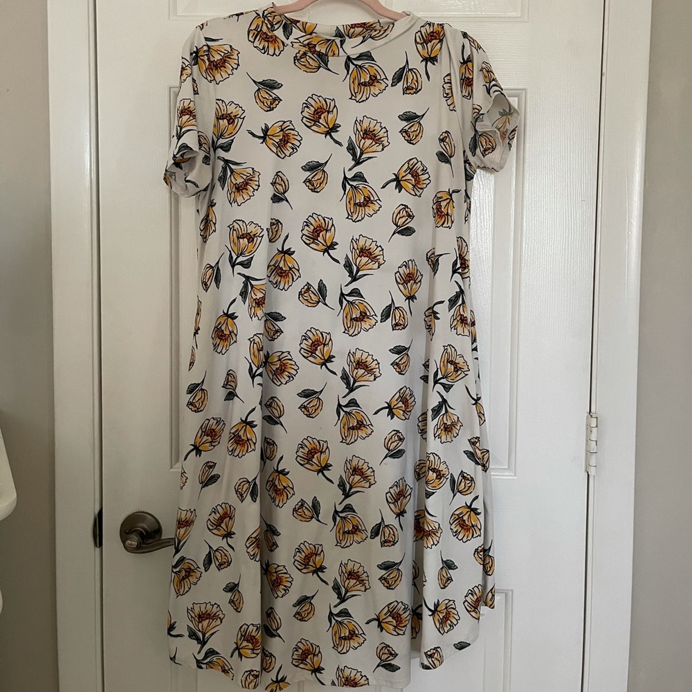 Flower printed dress XL
